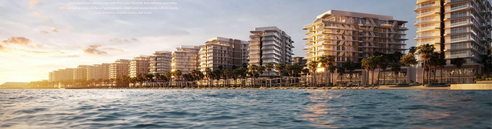 Fahid Beach Residences — sunset waterfront