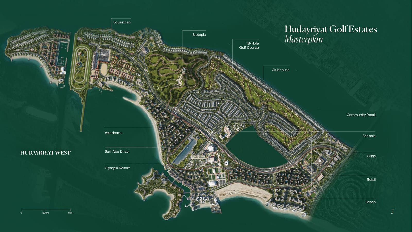 HGE Golf Range Villas — estates hudayriyat masterplan