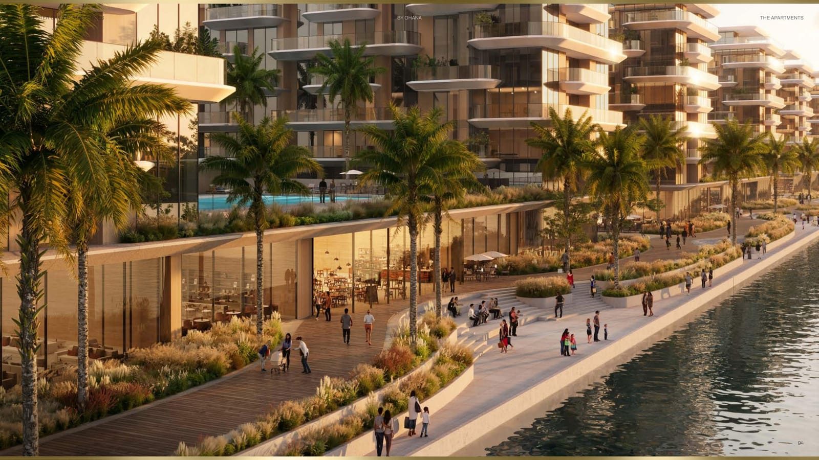 Manchester City Yas Residences by Ohana — canal promenade