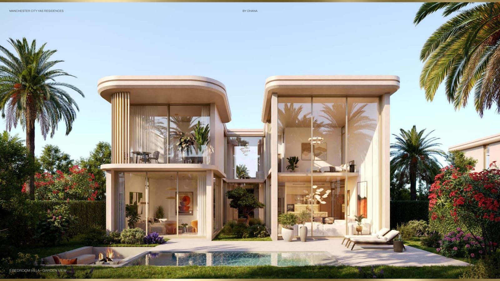 Manchester City Yas Residences by Ohana — villa garden