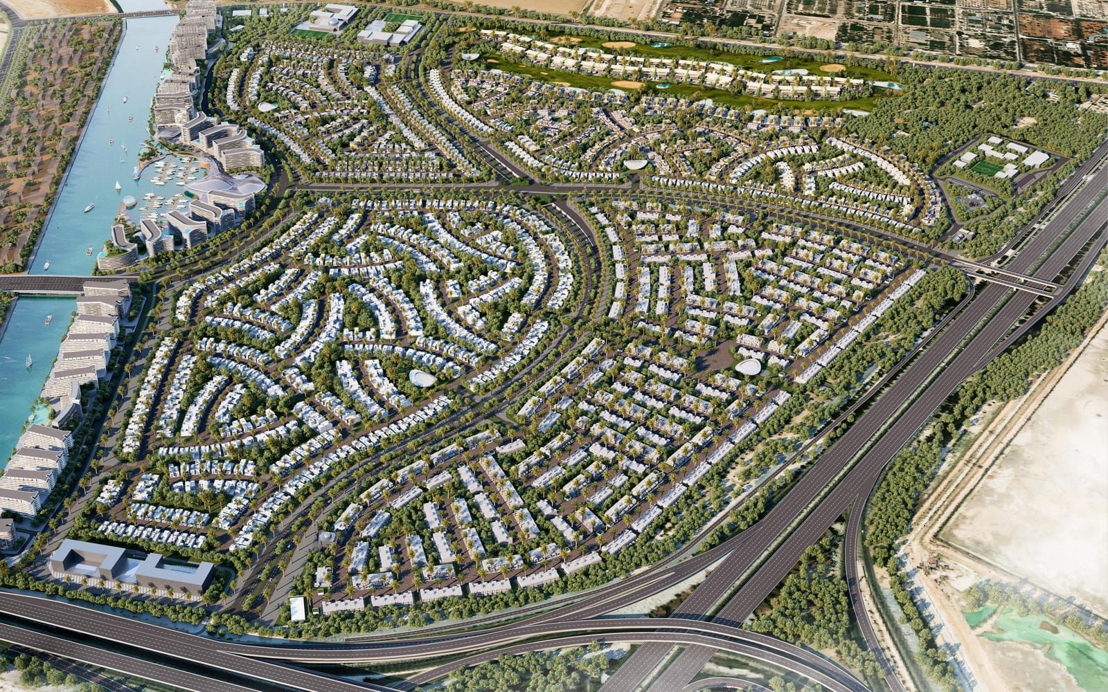 Sobha City Abu Dhabi — masterplan