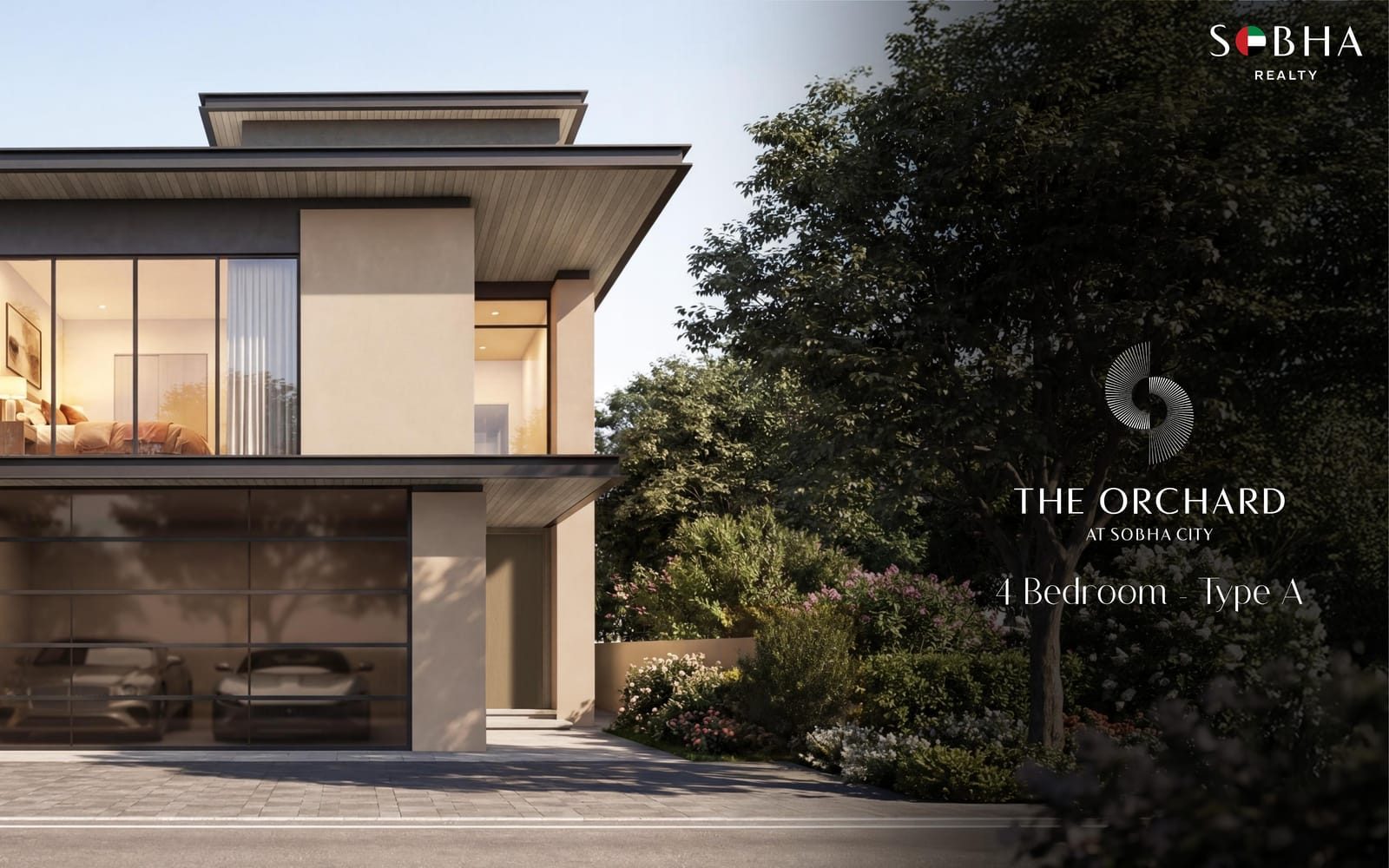 Sobha City Abu Dhabi — orchard estate villa exterior